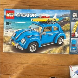 Lego Blue and White Building Set Classic Car